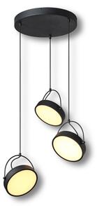 Osram - LED závesné svietidlo na lankách DECOR PUCK 3xLED/12W/230V CRI 90 čierne