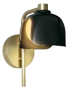 Osram - Nástenné svietidlo DECOR COROLLE 1xG9/20W/230V čierna/zlatá