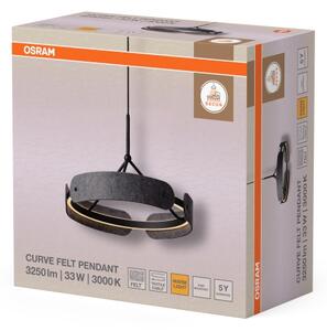 Osram - LED luster na lanku DECOR CURVE LED/33W/230V sivá