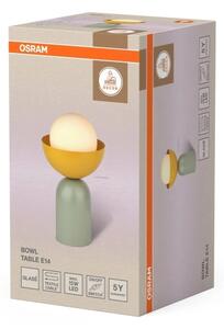 Osram - Stolná lampa DECOR BOWL 1xE14/25W/230V zelená/žltá