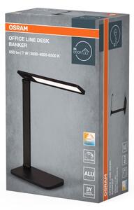 Osram - LED Stmievateľná stolná lampa OFFICE LINE LED/7W/230V čierna