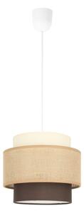 Brilagi - Závesný luster na lanku RESNA 1xE27/60W/230V pr. 20 cm béžová/čierna