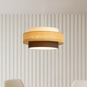 Brilagi - Luster na lanku RESNA 1xE27/60W/230V pr. 40 cm béžová/čierna