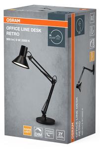 Osram - LED stmievateľná stolová lampa OFFICE LINE LED/9W/230V 3000K čierna