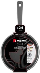Bergner RETRO nepriľnavá panvica / Ø 24 cm / čierna
