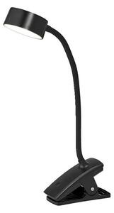 Osram - stmievateľná stolová LED lampa so svorkou OFFICE LINE LED/4,8W/230V čierna