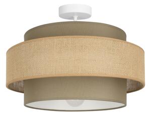 Brilagi - Prisadené svietidlo RESNA 1xE27/60W/230V priemer 40 cm hnedá/béžová