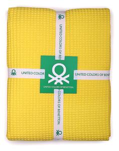 Deka United Colors of Benetton / 100% bavlna / 140 x 190 cm / žltá