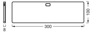 Osram - stmievateľné podskrinkové LED svietidlo so senzorom UNDERCABINET LED/5W/230V biela