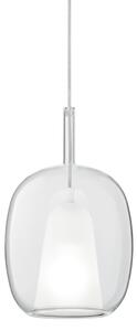 Ondaluce - Závesný luster na lanku THELMA 1xE27/15W/230V pr. 19,5 cm zlatá/číra