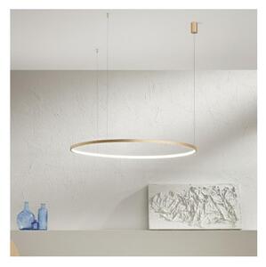 Ondaluce - LED stmievateľný luster na lane SOEL LED/38W/230V pr. 80 cm zlatý