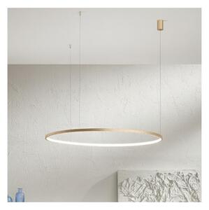 Ondaluce - LED stmievateľný luster na lane SOEL LED/28W/230V priemer 60 cm zlatý