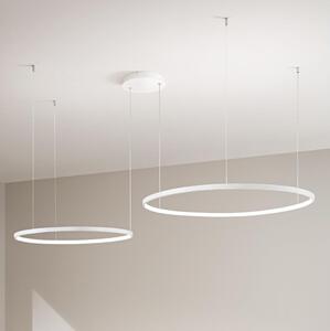 Ondaluce - LED Stmievateľný luster na lane SOEL LED/28W/230V + LED/38W biela