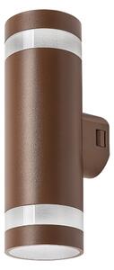Rabalux 77212 - LED vonkajšie nástenné svietidlo URFA LINE, 16 W, 230 V, IP65, hnedé