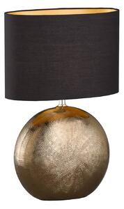 Stolová lampa Foro, bronz/čierna, výška 53 cm