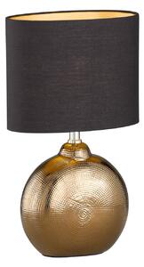 Stolná lampa Foro, bronz/čierna, výška 39 cm