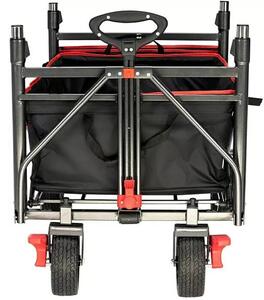 German X-Plore skladací ručný vozík / prepravný vozík / nosnosť 60 kg / kov / čierna