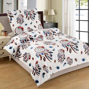 Jahu Dvojdielna posteľná bielizeň Dreamcatcher / 70 x 90 cm / 140 x 200 cm / 100% mikroplyš / polyester / 230 g/m² / biela / farebná
