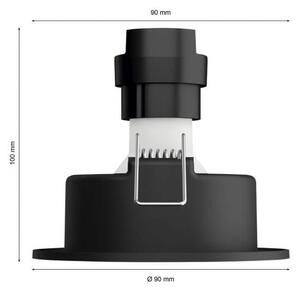 Philips Inteligentné LED vstavané bodové svietidlo Centura GU10 / 5,7 W / biele a farebné ambiance / strieborné