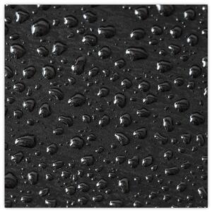 Obraz kvapiek na čiernom povrchu (Obraz 30x30cm)