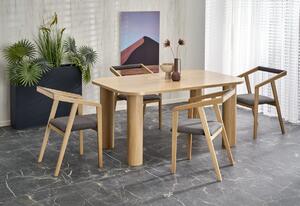 Rozkladací jedálenský stôl ELEFANTE, 160-240x77x100, dub prírodný