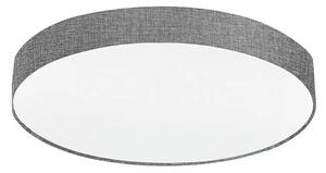 Okrúhle stropné svietidlo Eglo Pasteri / Ø 76 cm / 125 W / E27 / oceľ / sklo / sivá