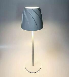 German Stmievateľná stolná lampa Loreo / LED / biela / teplá biela