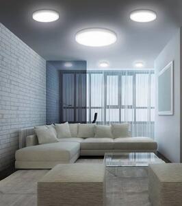 LED stropné svietidlo Ledvance Smart+ WiFi / 30 W / priemer 60 cm / plast / hliník / biela
