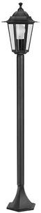 Vonkajšie svietidlo Eglo Laterna 4 / 60 W / výška 100 cm / hliník / čierna
