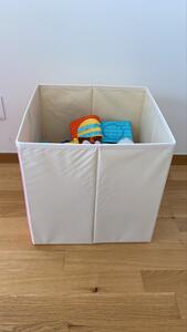 Dream Creations Látkový box na hračky alpaka ružový 33x33x33 cm