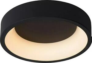 Kruhové stropné LED svietidlo Lucide Talowe / 20 W / Ø 30 cm / hliník / čierna