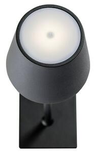 German Bezdrôtová dobíjacia stolná LED lampa Mira / stmievateľná / čierna