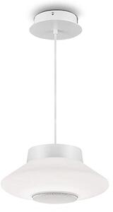 Stropné LED svietidlo s reproduktorom Horevo / Ø 30 cm / 30 W / farby RGB / biela