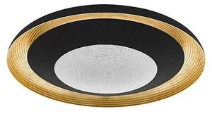 Okrúhle stropné svietidlo LED Eglo Canicosa 2 / Ø 49,5 cm / 24,5 W / čierna/zlatá