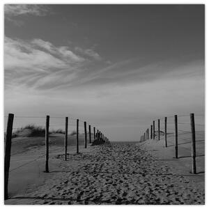 Obraz - cesta v piesku (Obraz 30x30cm)