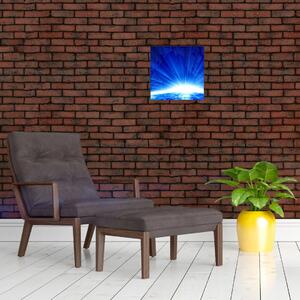 Modrý svitanie - obraz (Obraz 30x30cm)