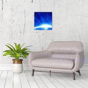 Modrý svitanie - obraz (Obraz 30x30cm)