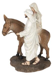 Márie, Jozef s Ježiškom a somárikom - 16 * 12 * 20 cm