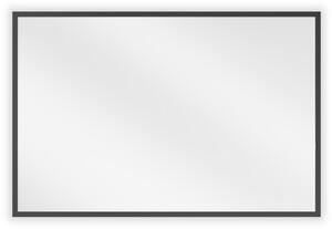Mexen Loft, obdĺžnikové kúpeľňové zrkadlo 60 x 40 cm, farba rámu čierna matná, 9852-060-040-000-70
