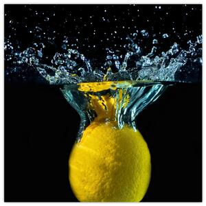 Obraz citrónu vo vode (Obraz 30x30cm)