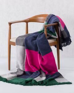 Deka Cosy Home 150x200cm Leaf&Fuchsia