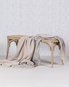 Deka Merinos 140x200cm melange grey pink