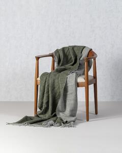 Deka Merinos 140x200 cm melange green khaki