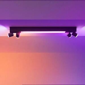Philips Hue Centris LED stropné bodové svietidlo / IP20 / 40 W / 3320 lm / plast / hliník / čierna