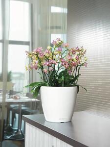 Samozavlažovací kvetináč Lechuza Classico Premium LS / 20 x 21 cm / plast / biely / lesk