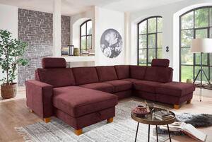 SEDACIA SÚPRAVA, textil, tmavočervená Sit & More - Sedačky, Online Only