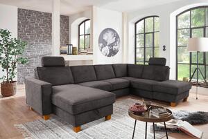 SEDACIA SÚPRAVA, textil, tmavosivá Sit & More - Sedačky, Online Only