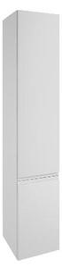 Kielle Oudee - Vysoká skrinka závesná, 157x30x32 cm, lesklá biela 50202010