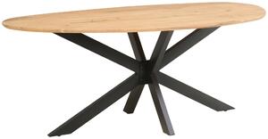 JEDÁLENSKÝ STÔL, akácia, čierna, farba akácie, 200/100/76 cm MID.YOU - Stoly, Online Only