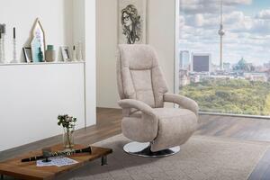 RELAXAČNÉ KRESLO, textil, béžová Sit & More - Online Only obývacie izby, Online Only